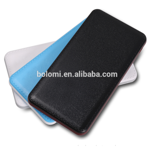 BOLOMI 10pcs/Lot Ultra Thin Slim Portable Power Bank Genuine High Capacity 6000mAh Fast Charging Backup Battery Pack Charger